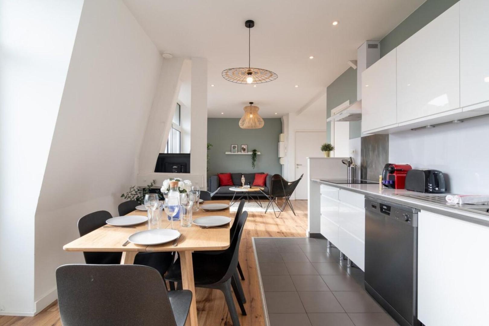 Marcq En Baroeul - Superb Apartment + Parking Luaran gambar