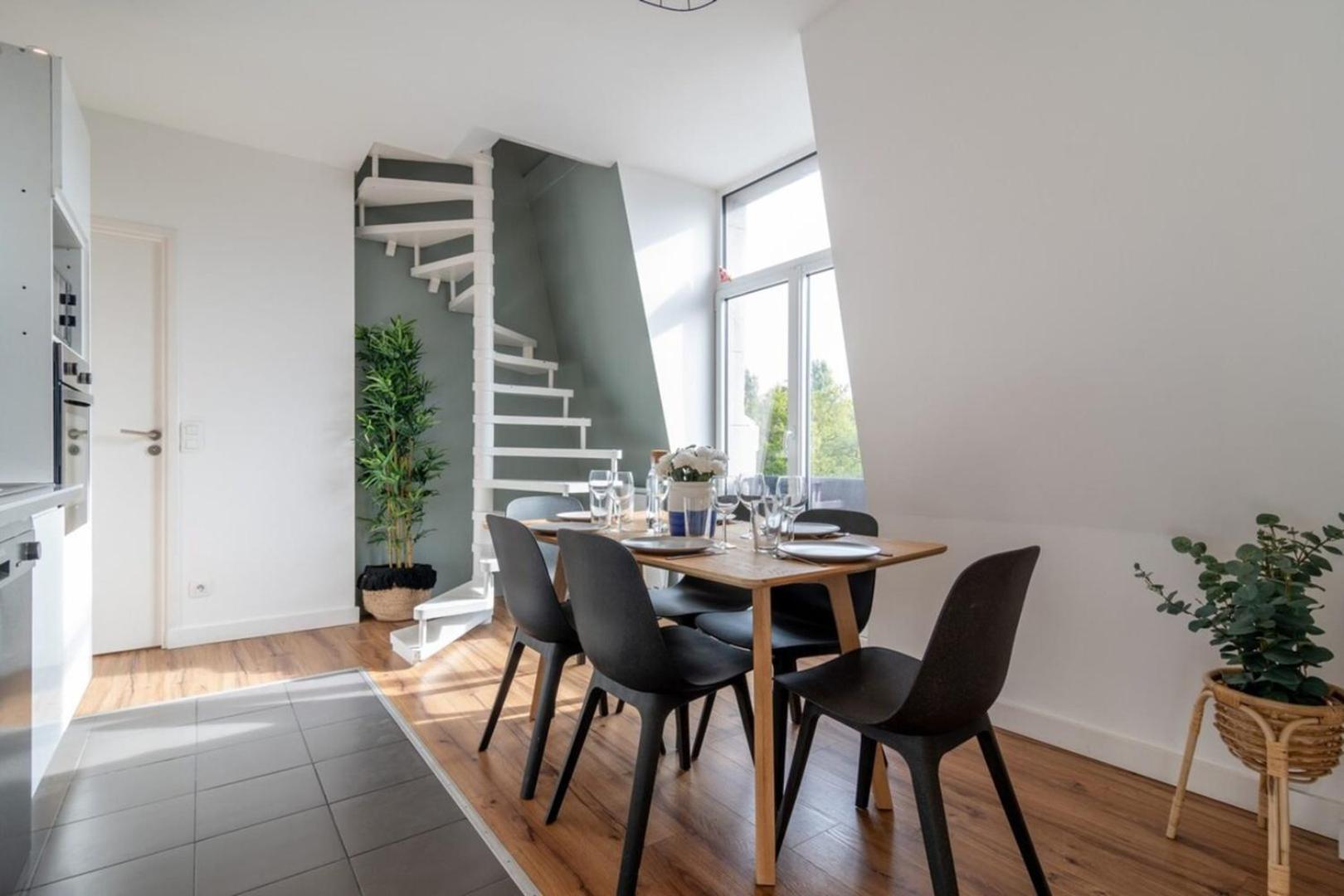 Marcq En Baroeul - Superb Apartment + Parking Luaran gambar