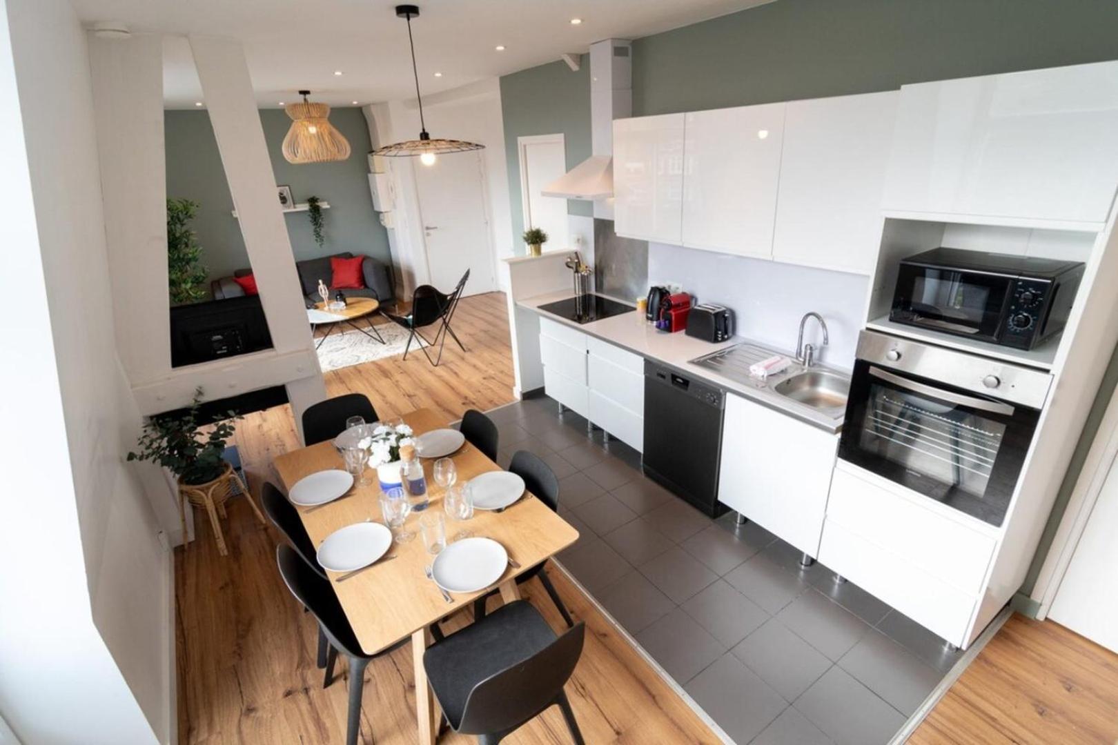 Marcq En Baroeul - Superb Apartment + Parking Luaran gambar